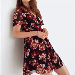 Madewell tulip-sleeve mini dress